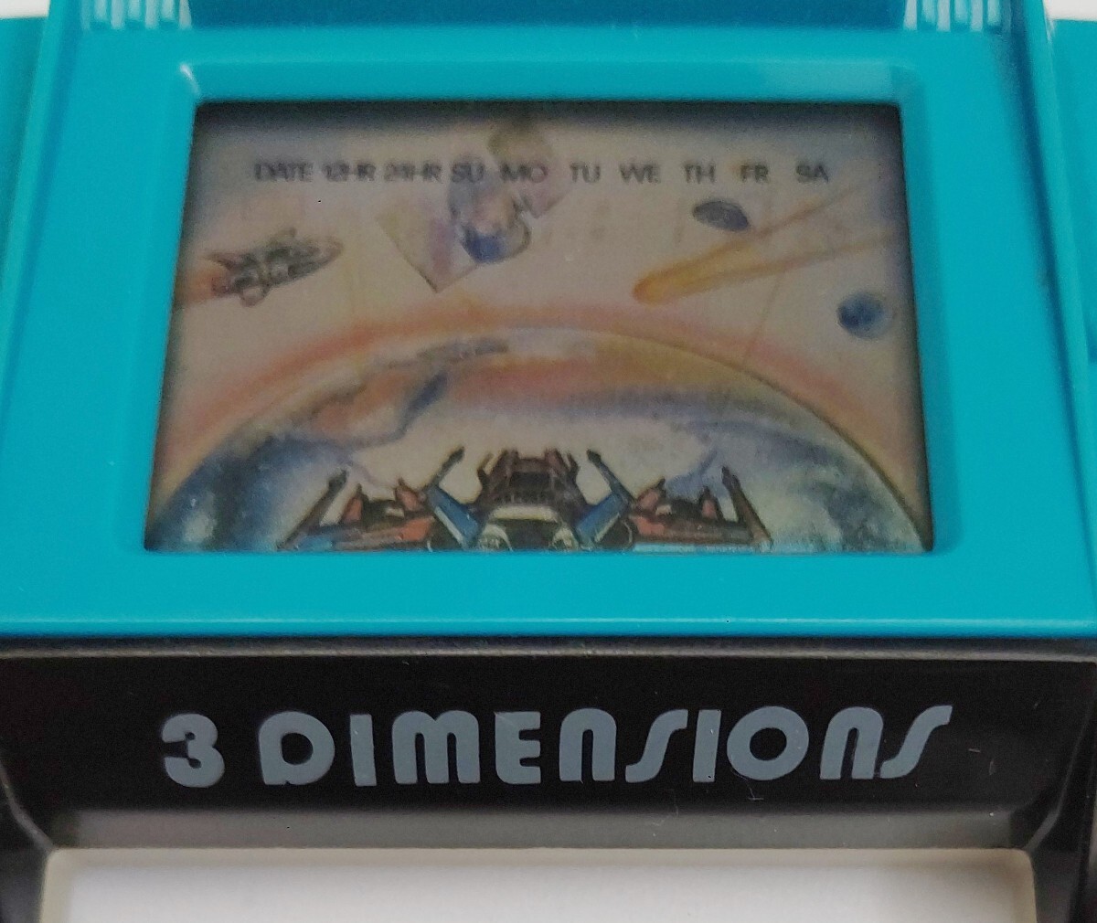 SPACE WAZ レトロゲーム 3DIMENSIONS LCD LSI ゲームウォッチ類 中古 携帯ゲーム機の画像3