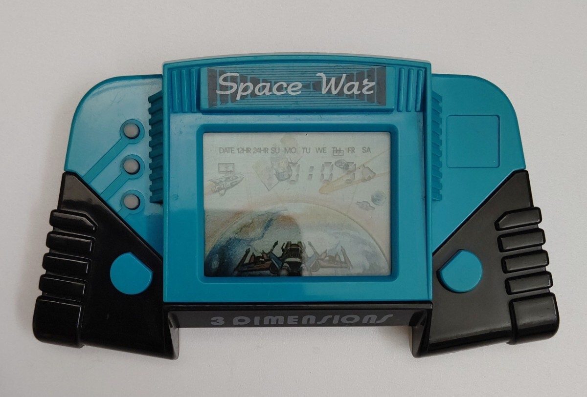 SPACE WAZ レトロゲーム 3DIMENSIONS LCD LSI ゲームウォッチ類 中古 携帯ゲーム機の画像1