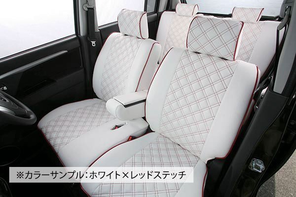 【Clazzio Quilting Type】TOYOTA トヨタ カローラアクシオ ◆ キルティングタイプ★本革調シートカバー_画像4