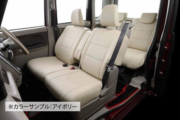 【NEW Bros.Clazzio】ニッサン NV100クリッパー 初代 U71V/U72V型(2003-2013) ◆ 軽自動車専用シンプルモデル★本革調シートカバー_画像3