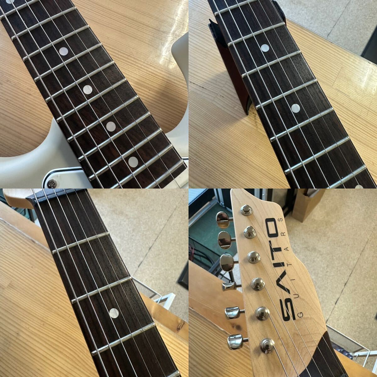 SAITO GUITARS S-622CS SSH Sand Beige ソフトケース付の画像5