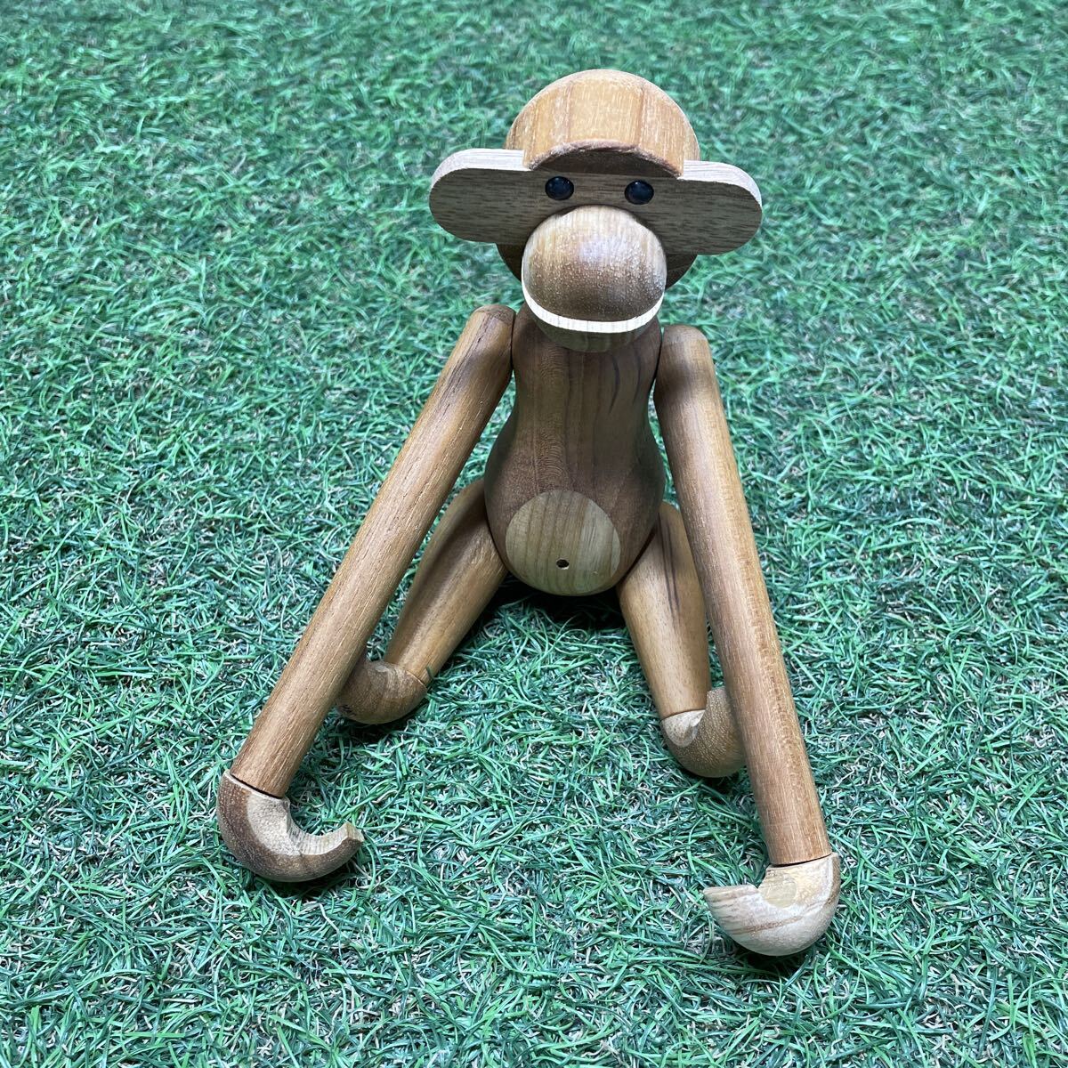 GX181 KAY BOJESEN－カイ・ボイスン 木製フィギュア MONKEY 北欧 木製玩具 インテリア 雑貨 未使用 保管品 フィギュアの画像2