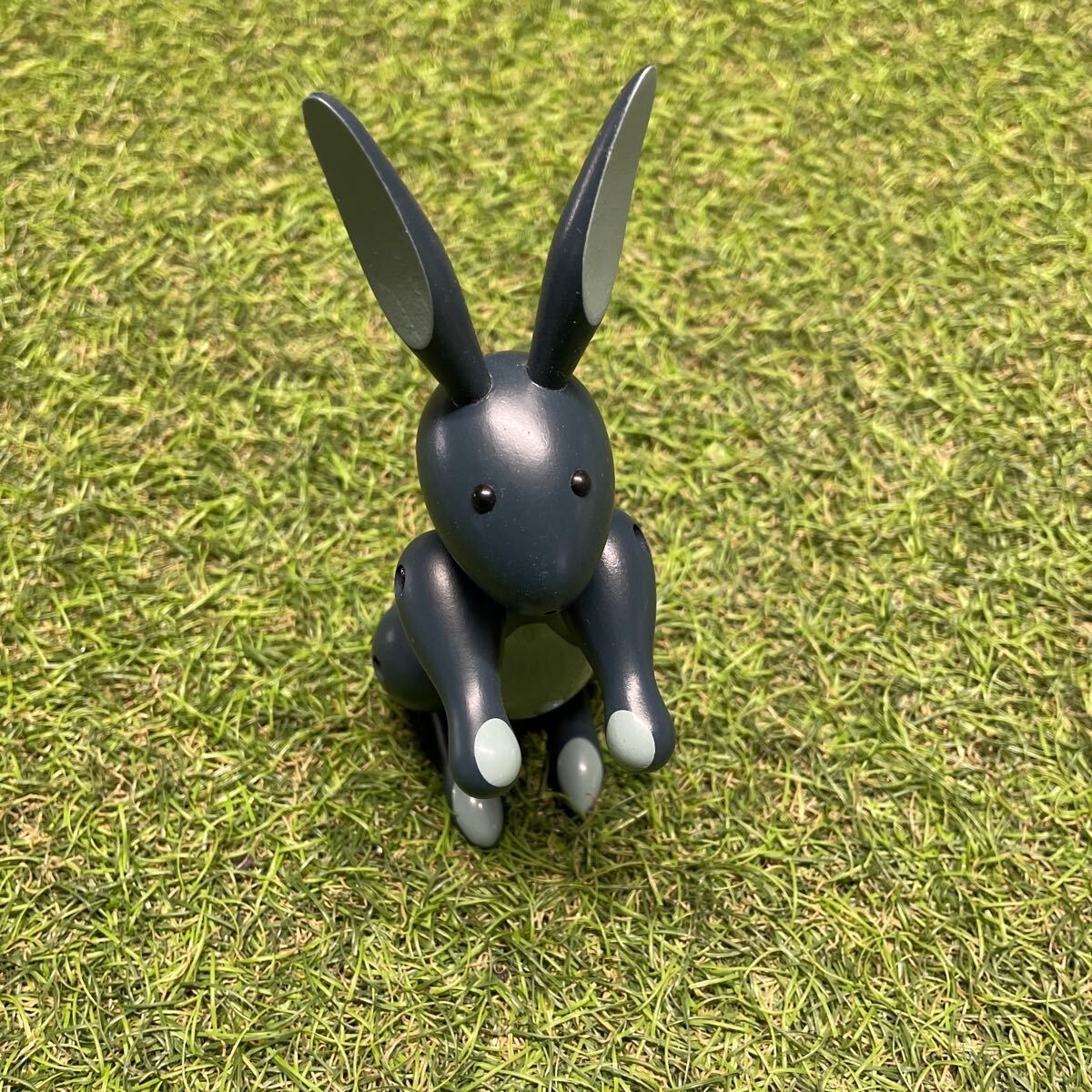 GX205 KAY BOJESEN－カイ・ボイスン 木製フィギュア Rabbit 北欧 木製玩具 インテリア 雑貨 未使用 保管品 フィギュアの画像2