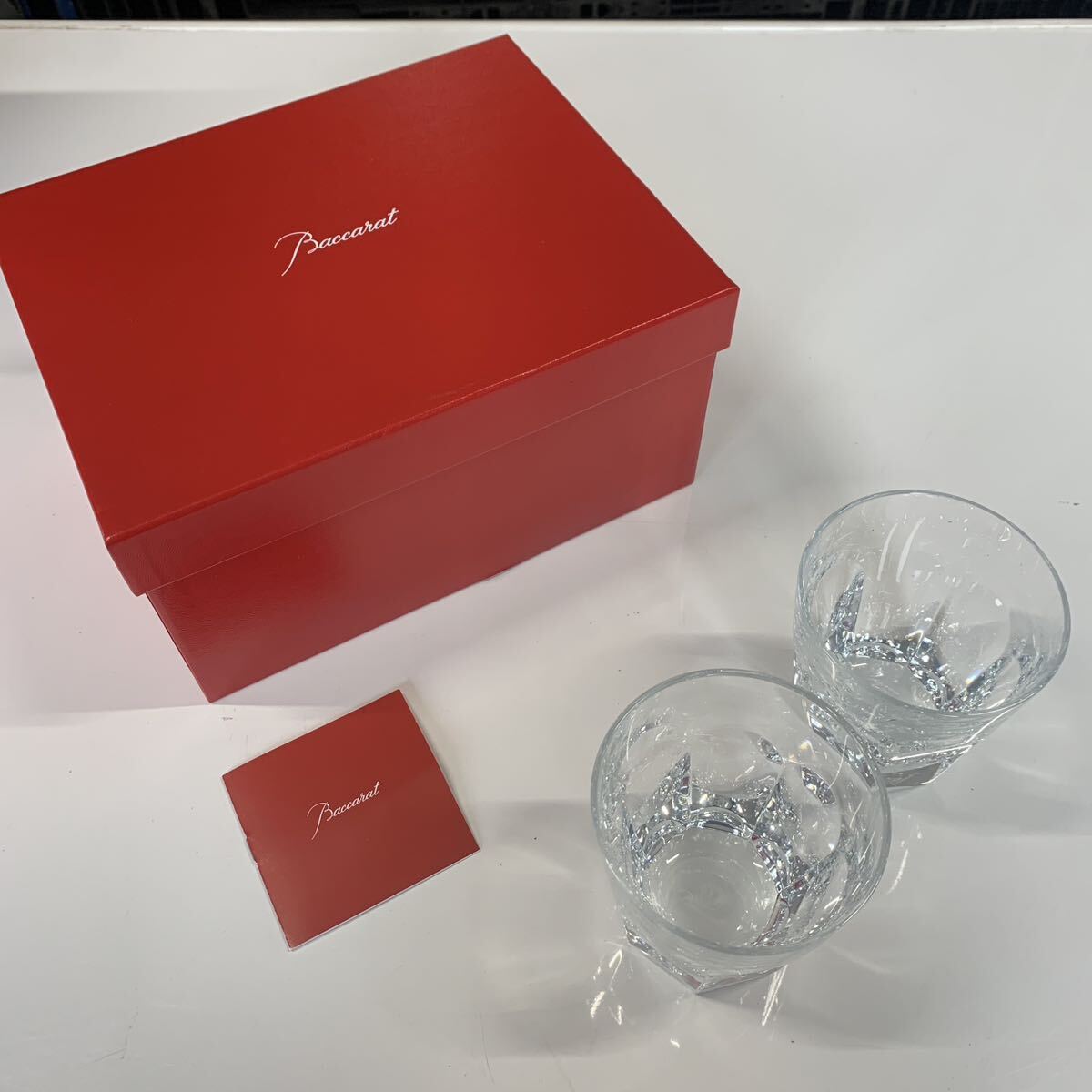 GX556 Baccarat バカラ HARCOURT アルクール OF9.5cm 238ペア グラス ロックグラス 箱潰れあり 食器 未使用 展示品 洋食器_画像1