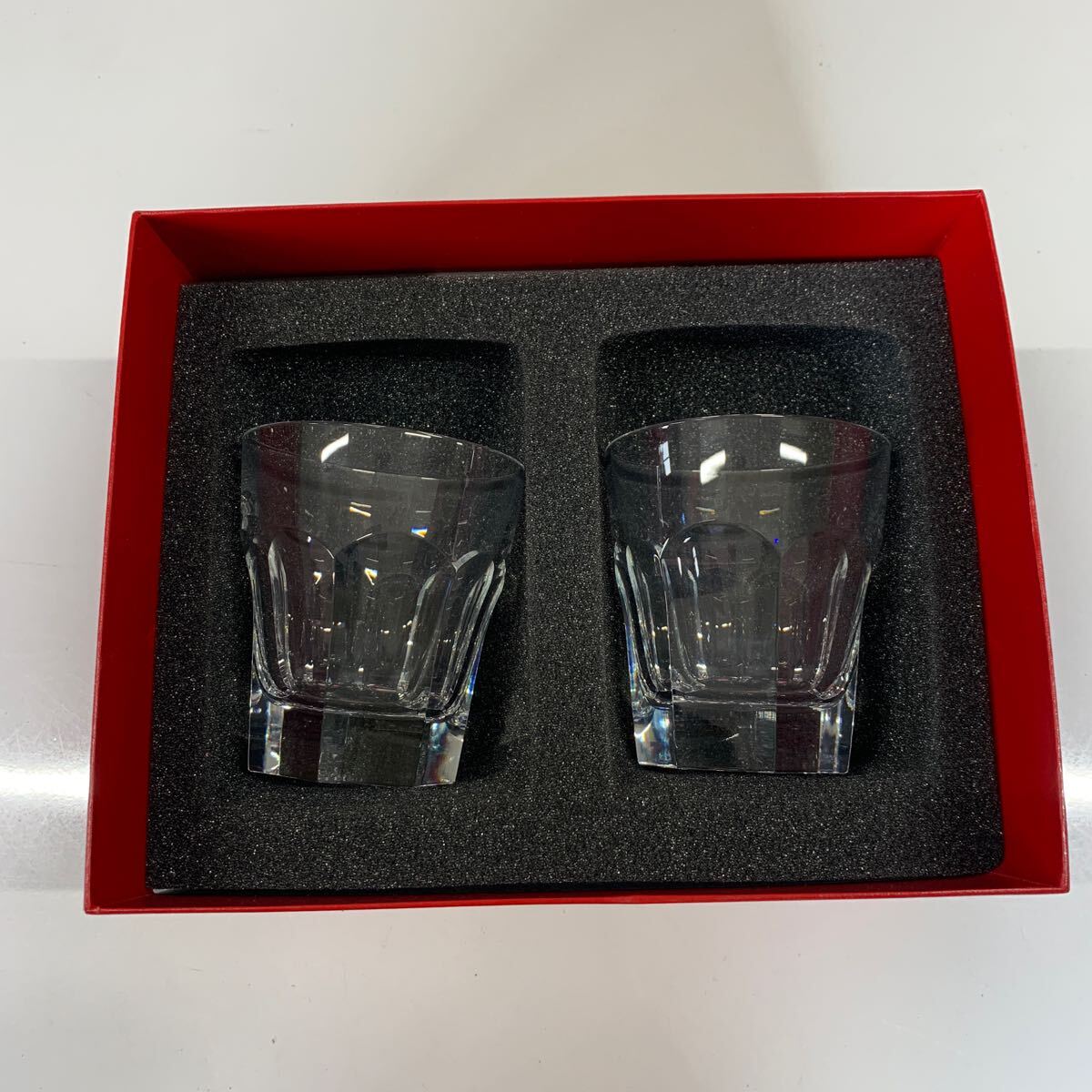 GX802 Baccarat バカラ HARCOURT アルクール OF9.5cm 238ペア グラス ロックグラス 箱潰れあり 食器 未使用 展示品 洋食器の画像7