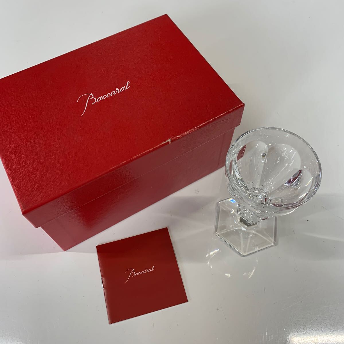 GX804 Baccarat バカラ HARCOURT アルクール ワイングラス ワイン小 箱傷あり グラス 食器 未使用 展示品 洋食器の画像1