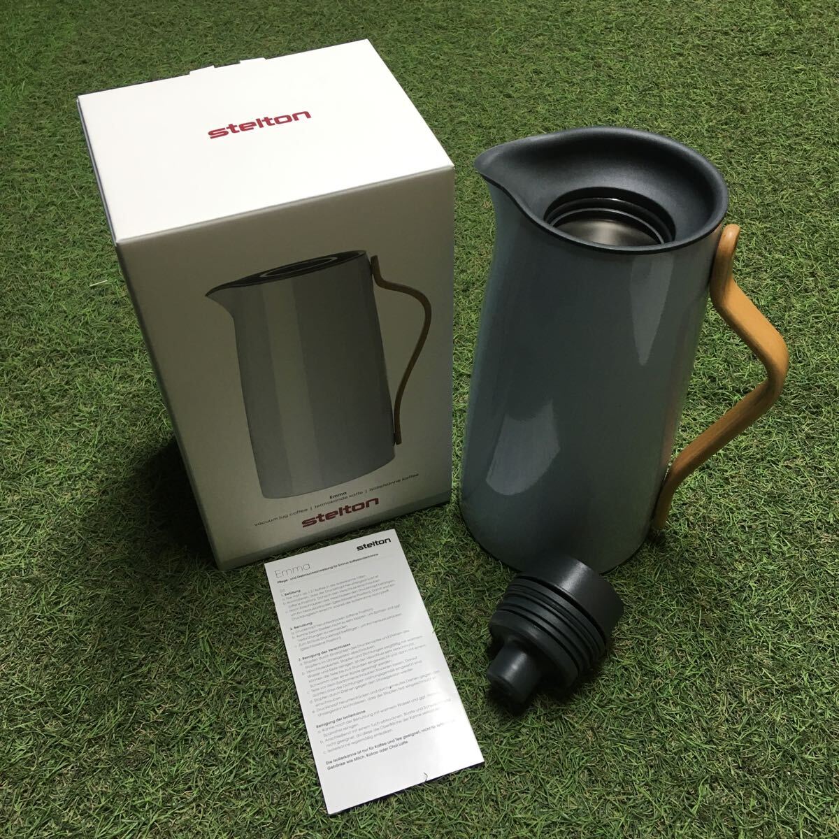 GX1174 Stelton ステルトン Emma バキュームジャグコーヒー x-200 1.2L ブルー インテリア キッチン用品 未使用 保管品 ポットの画像1