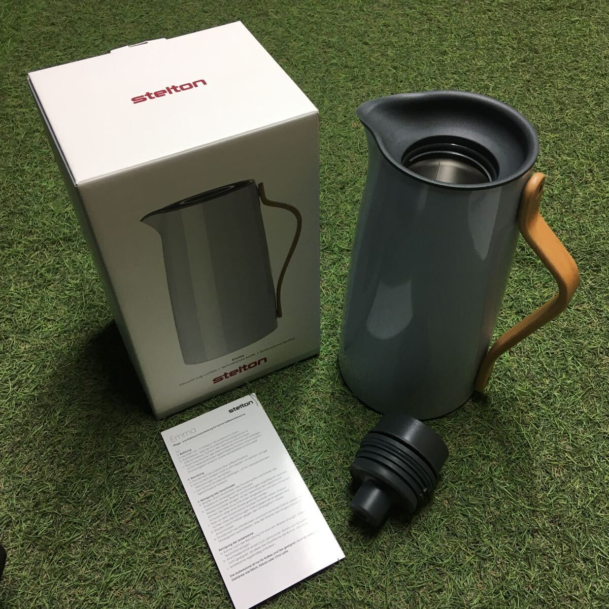 GX1177 Stelton ステルトン Emma バキュームジャグコーヒー x-200 1.2L ブルー インテリア キッチン用品 未使用 保管品 ポットの画像1