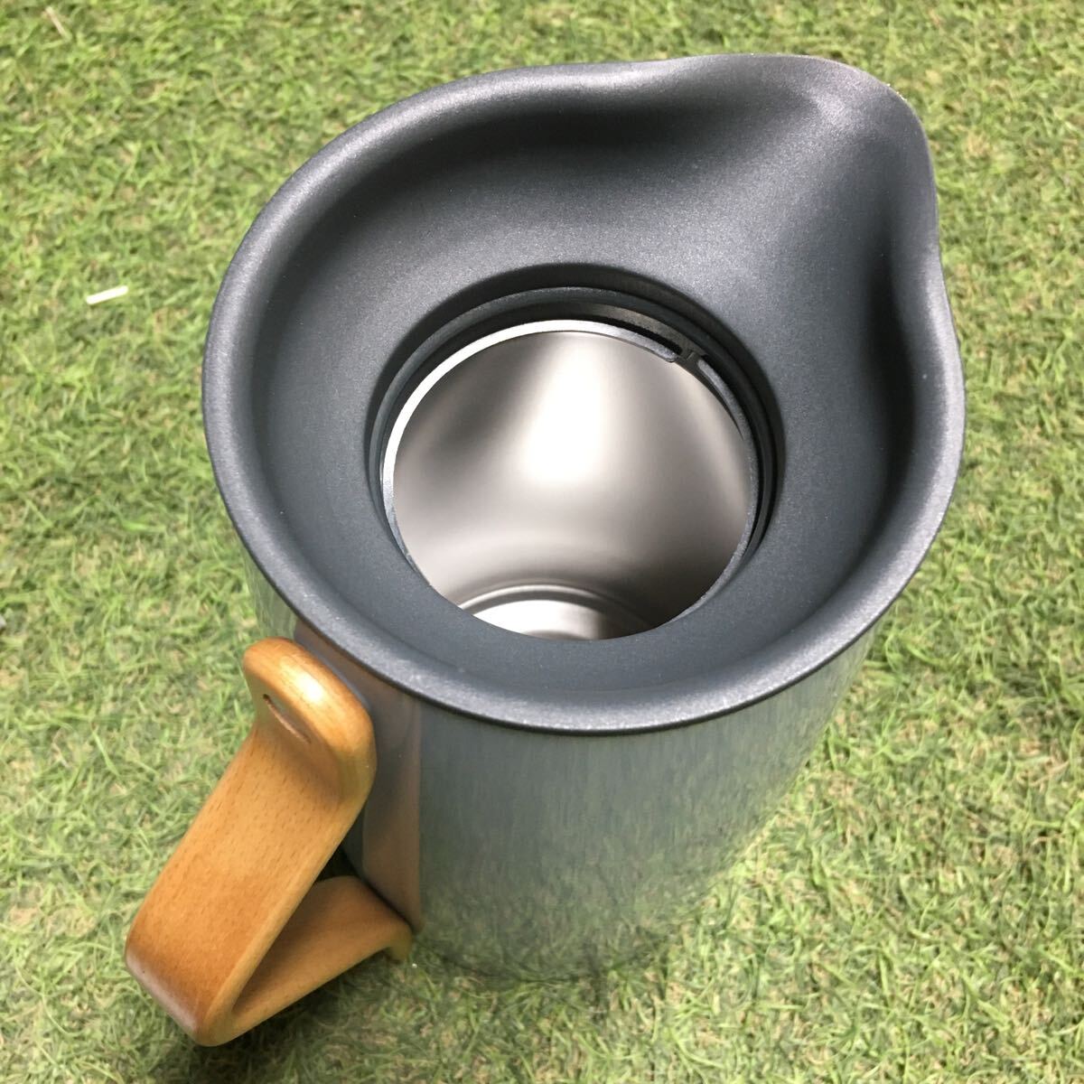 GX1187 Stelton ステルトン Emma バキュームジャグコーヒー x-200 1.2L ブルー インテリア キッチン用品 未使用 保管品 ポットの画像3