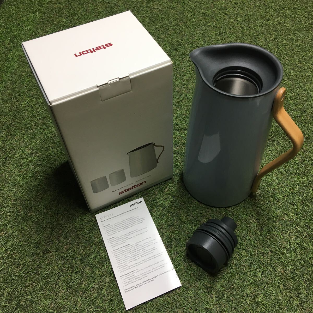 GX1200 Stelton ステルトン Emma バキュームジャグコーヒー x-200 1.2L ブルー インテリア キッチン用品 未使用 保管品 ポットの画像1