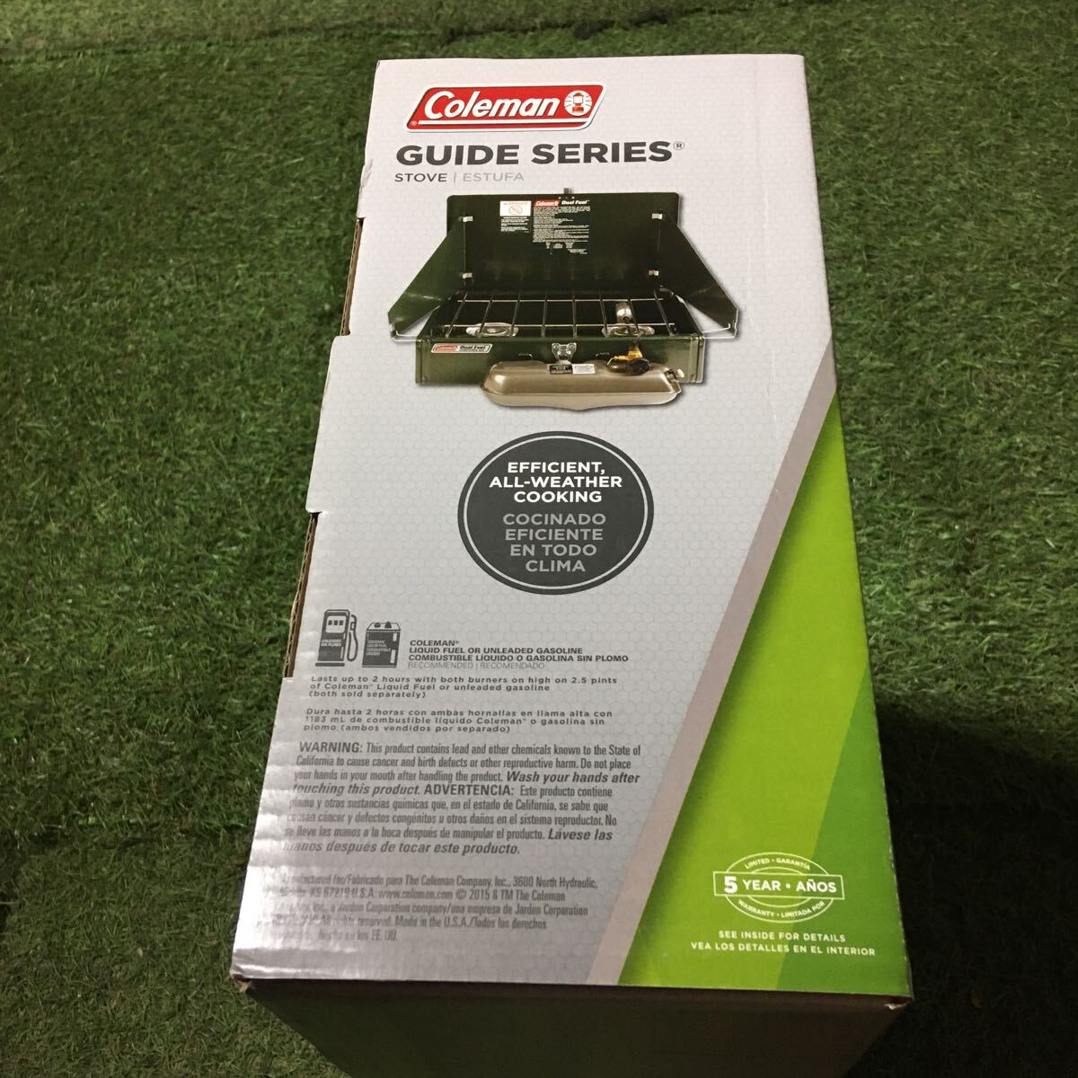 GX1277 Coleman コールマン ツーバーナーコンロ DF キャンプ キッチン調理器具 箱傷有り 未使用 保管品 アウトドアの画像4