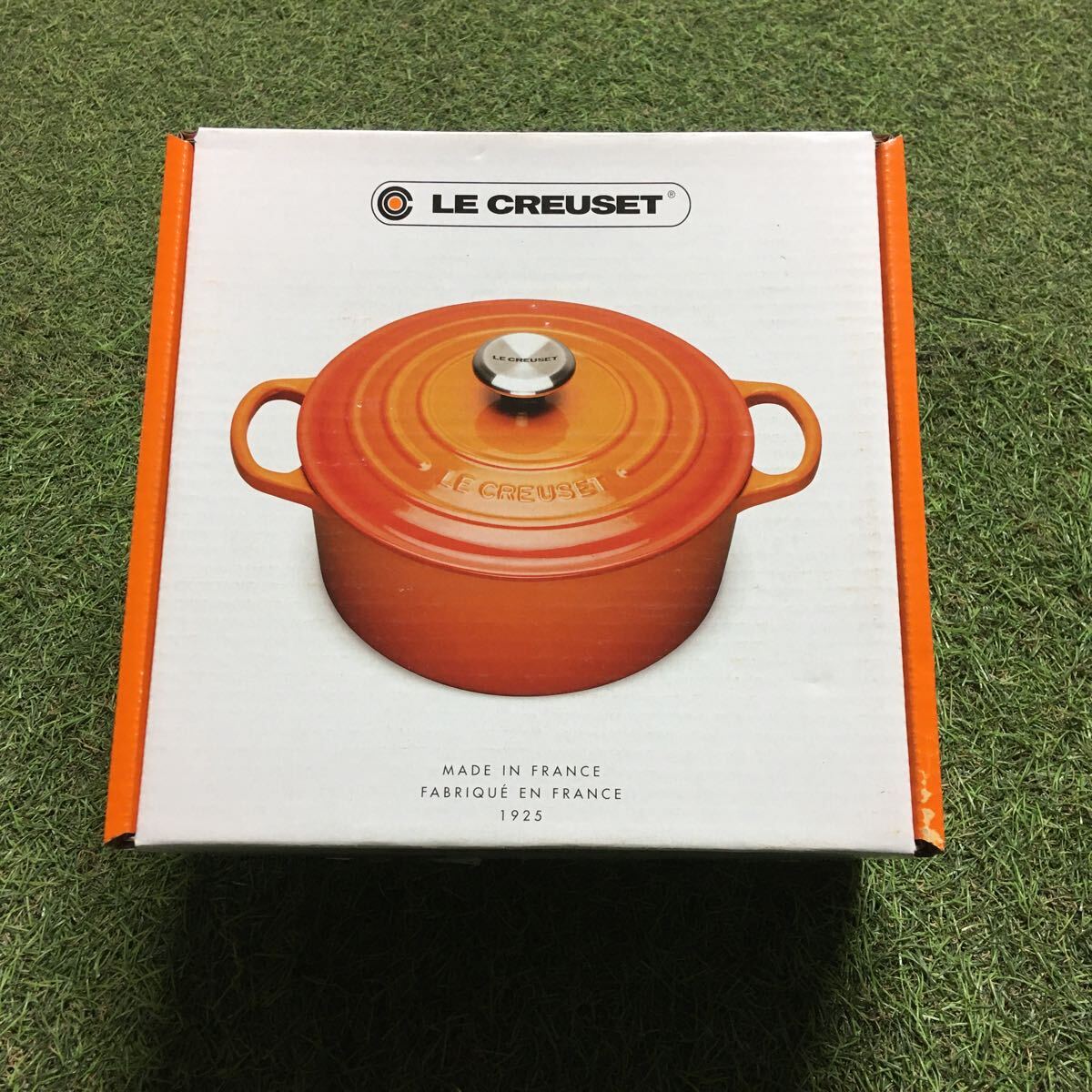 GX1504 LE CREUSET ル・クルーゼ 両手鍋2117720-20cm ココット ロンド ホーロー鍋 料理 調理器具 ブラック 箱汚れ破れ 未使用 保管品 鍋の画像7