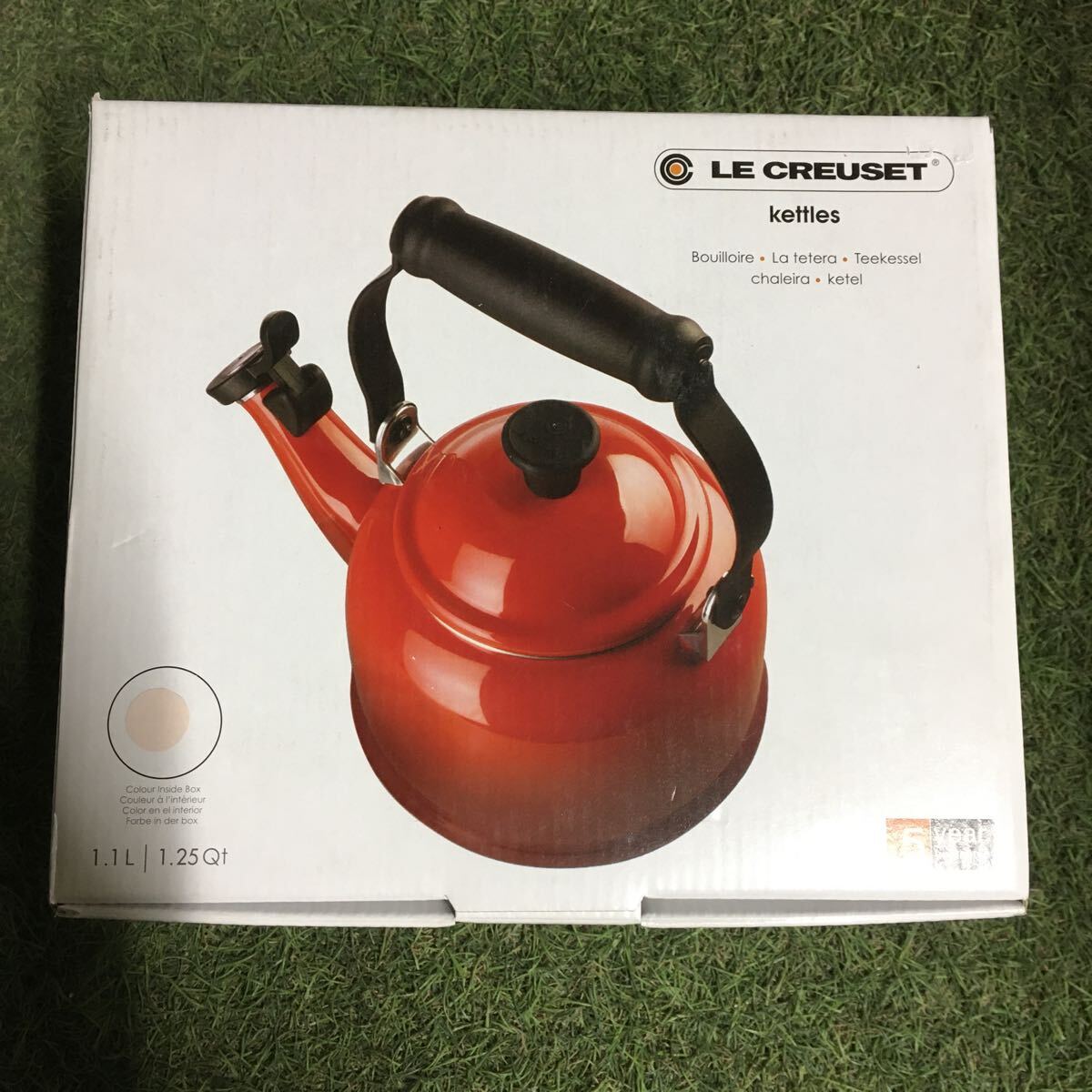 GX607 LE CREUSET ルクルーゼ デミケトル kettles 920009-00 1.1L やかん 箱汚れ有り 未使用 保管品 キッチン用品の画像5