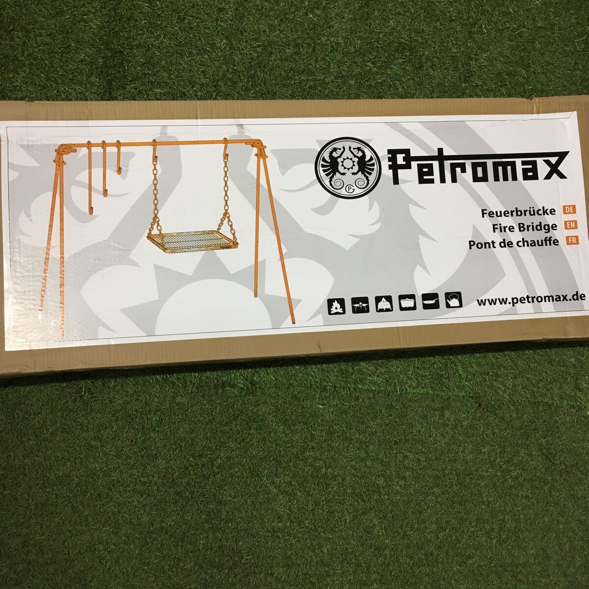 GX1612 petromax ペトロマックス ART.:frk1 ファイアーブリッジ 焚き火ハンガー キャンプ 箱汚れ有り 未開封 未使用 保管品 アウトドア用品の画像1