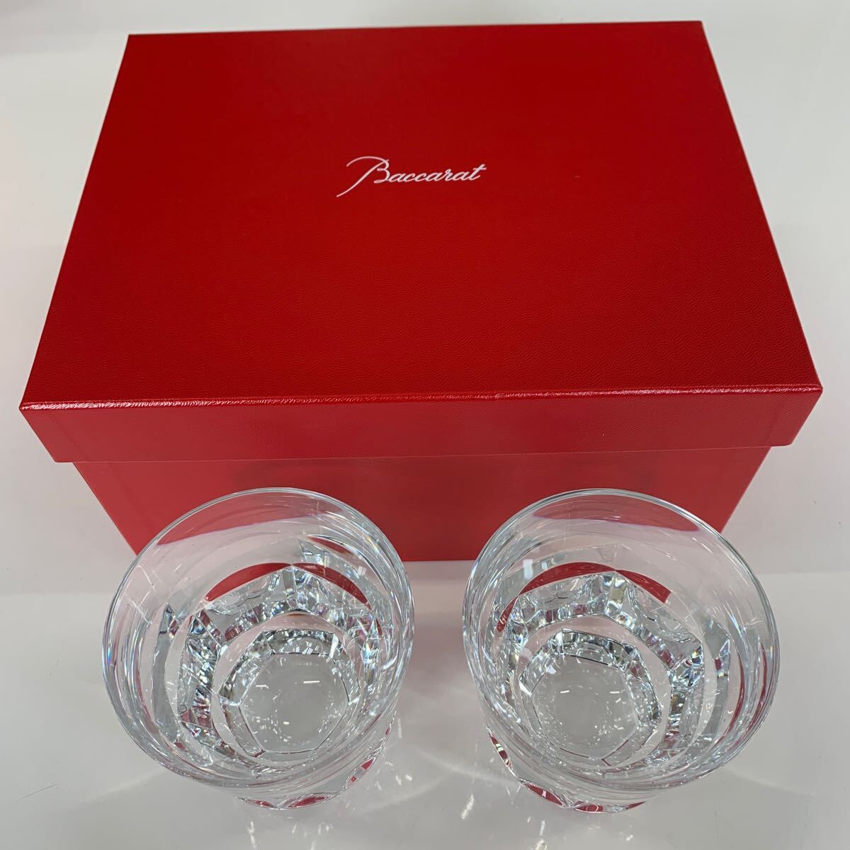 GX817 Baccarat バカラ HARCOURT ABYSSE アルクール アビス OF9.6cm 216ペア グラス ロックグラス 食器 未使用 展示品 洋食器の画像2