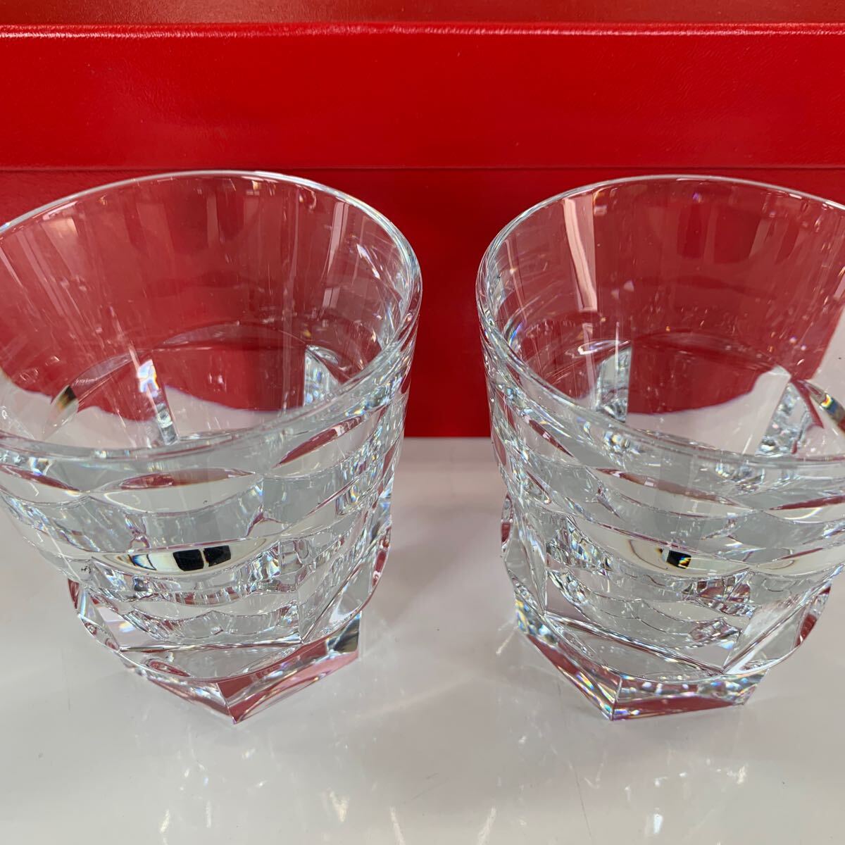 GX819 Baccarat バカラ HARCOURT ABYSSE アルクール アビス OF9.6cm 216ペア グラス ロックグラス 食器 未使用 展示品 洋食器の画像3