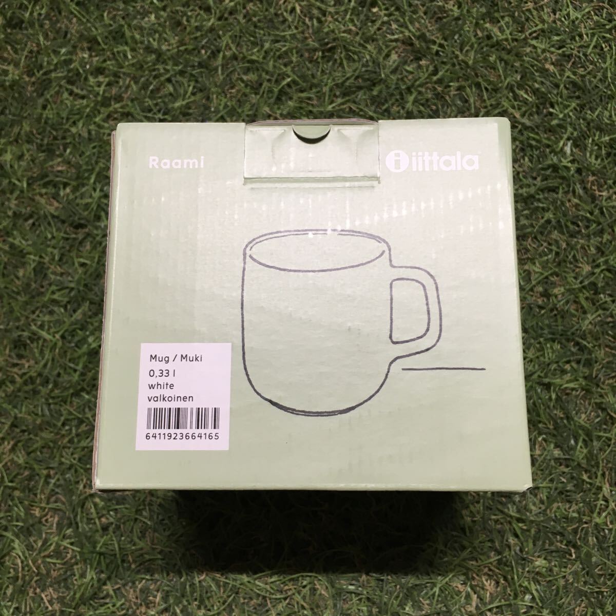 GX1969 iittala イッタラ raami ラーミ 366416 マグカップ 330ml コップ 食器 2点まとめ ホワイト カトラリー 未使用 保管品 マグ_画像5