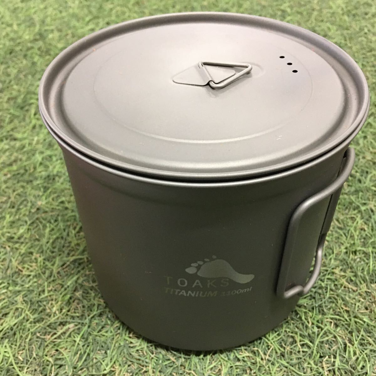 GX1694 TOAKS トークス チタン製ポット 1100ml POT-1100 アウトドア 調理器具 ポット キャンプ 箱傷有 未使用 保管品 アウトドア製品の画像2