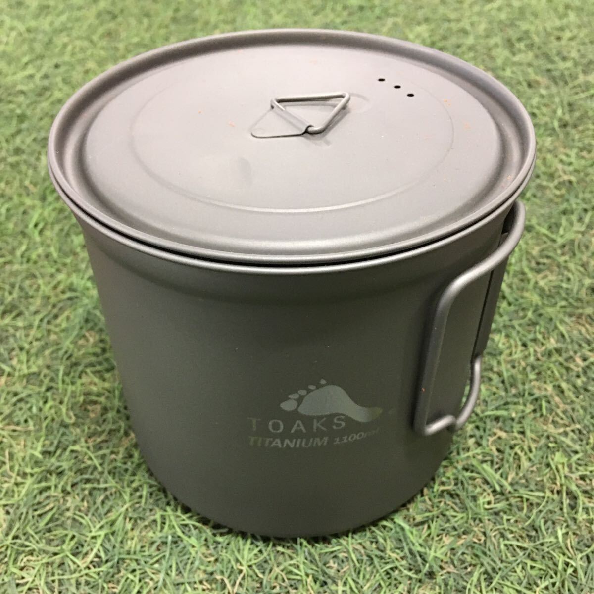 GX1697 TOAKS トークス チタン製ポット 1100ml POT-1100 アウトドア 調理器具 ポット キャンプ 未使用 保管品 アウトドア製品の画像2