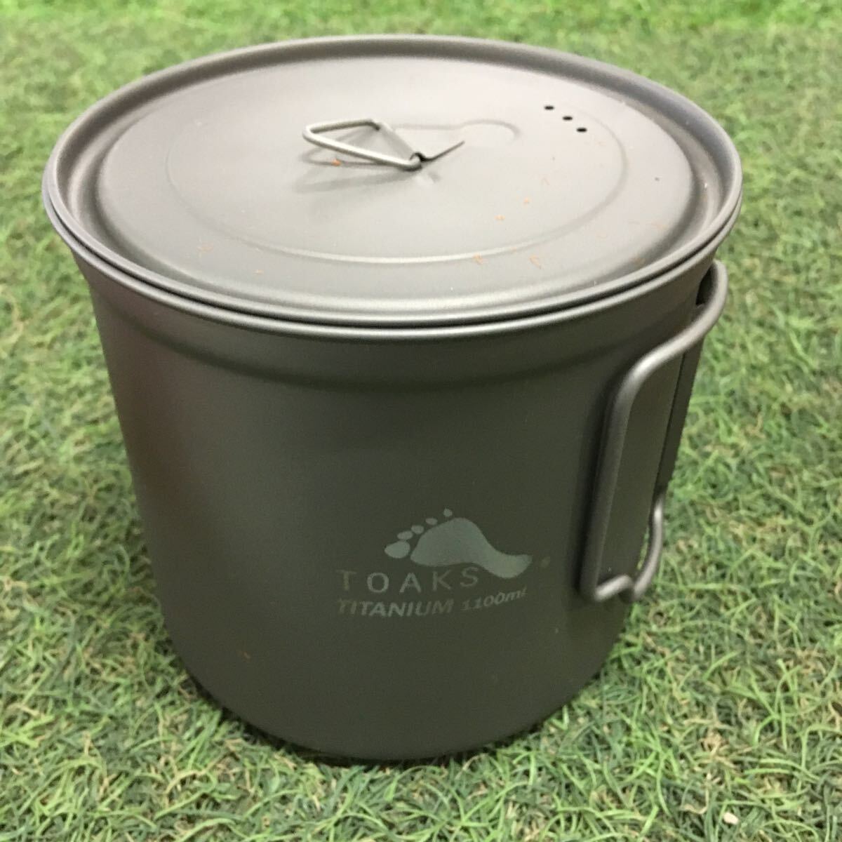 GX1699 TOAKS トークス チタン製ポット 1100ml POT-1100 アウトドア 調理器具 ポット キャンプ 未使用 保管品 アウトドア製品の画像2