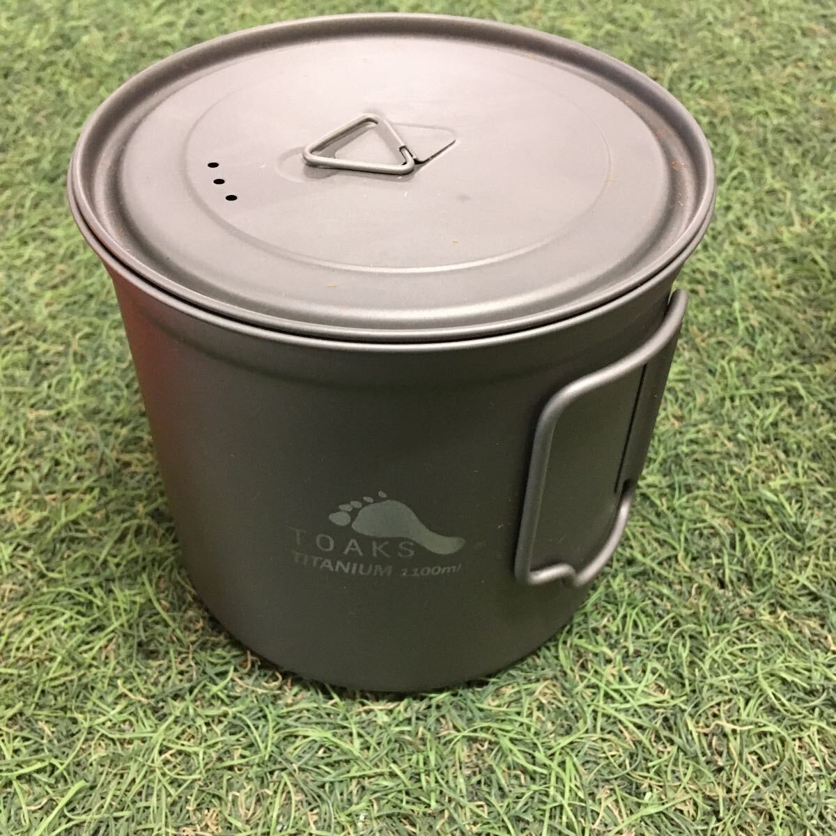 GX4256 TOAKS トークス チタン製ポット 1100ml POT-1100 アウトドア 調理器具 ポット キャンプ 未使用 保管品 アウトドア製品の画像2