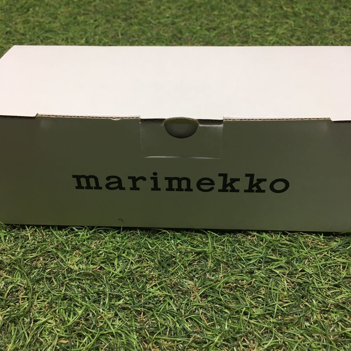 GX4221 MARIMEKKO マリメッコ UNIKKO ウニッコ 067849-001 ラテマグカップ 2個セット食器 ホワイト.レッド 未使用 保管品 コップの画像5