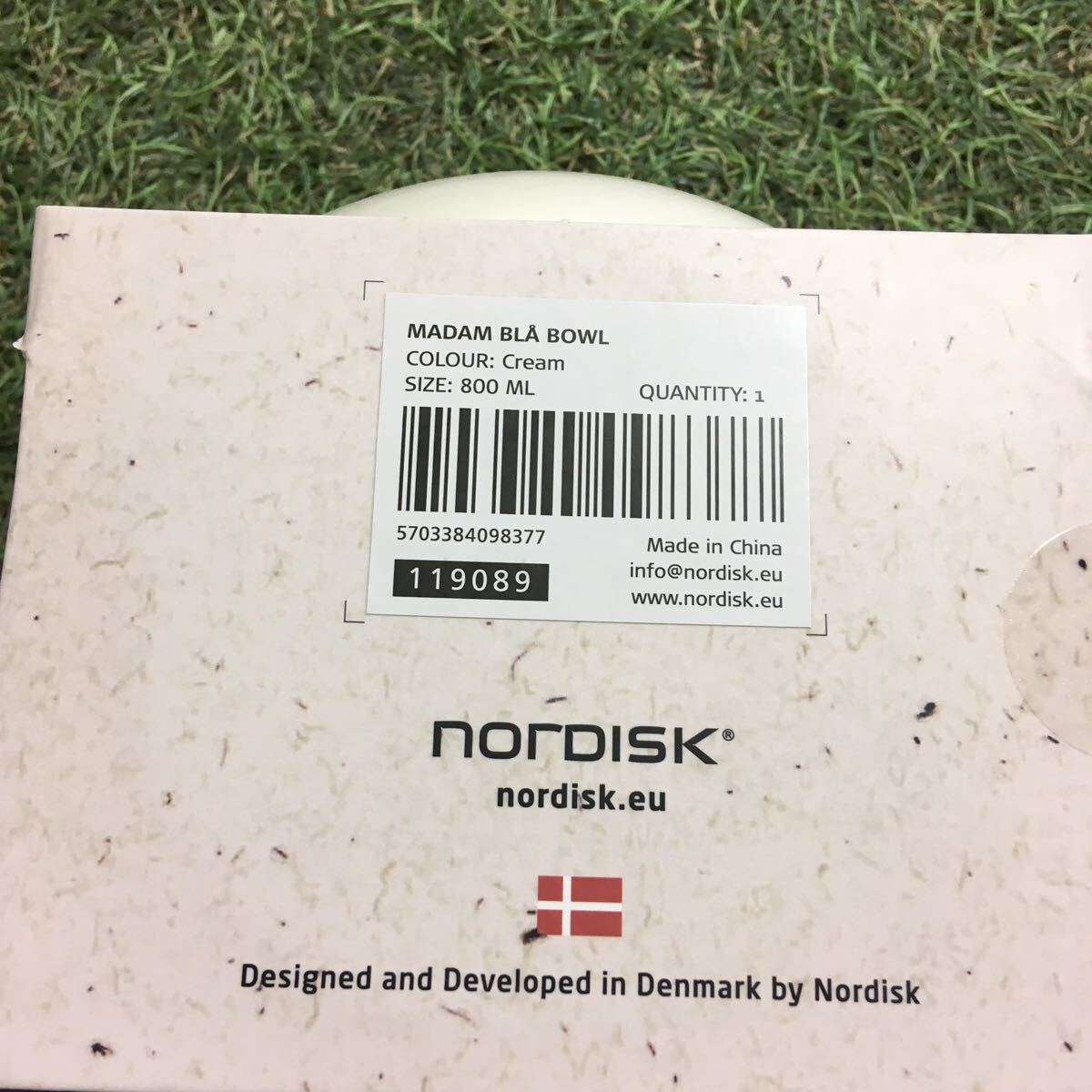 GX4697 NORDISK ノルディスク 119089 マダムブロー ボウル 800ml クリーム キャンプ アウトドア 北欧 未使用 保管品 アウトドア用品の画像6