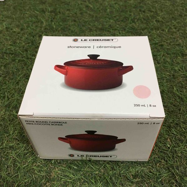 GX2091 LE CREUSET ル・クルーゼ ミニココット ロンド 10cm 250ml シェルピンク 料理 キッチン用品 ココット 未使用 保管品 食器の画像3