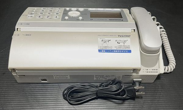 【極上美品★動作品】Panasonic パナソニック KX-PW507DL 固定電話 デジタルコードレスFAX パーソナルファックス 親機