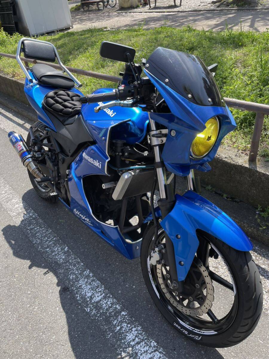 【オリジナルネイキッド仕様】Kawasaki NINJA250R 走行2万/新品前後タイヤ_画像1