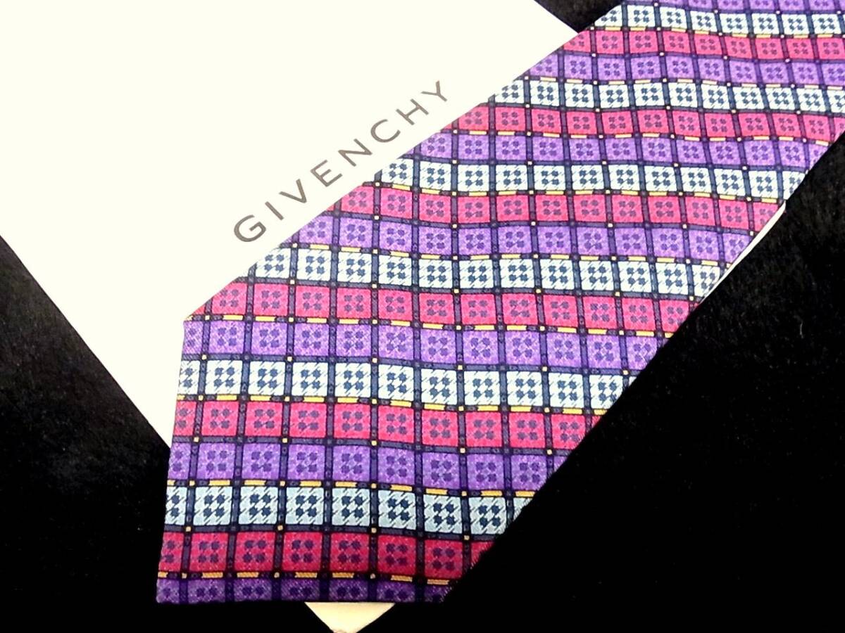 ★M2046★【美品！ブランド 即決350円♪早者勝】ジバンシイ【GIVENCHY】ネクタイ_画像1