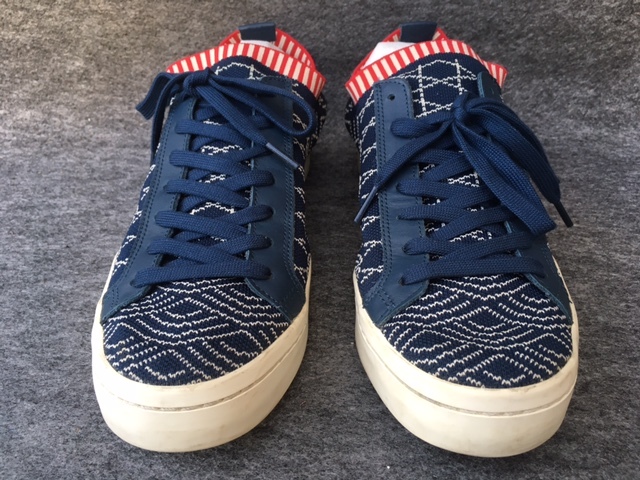 送料込＞adidas COURT VANTAGE PRIMEKNIT/アディダス コートバンテージ プライムニット S78784 27cm/スリッポン ジャパニーズ 和柄 箱付き_画像4