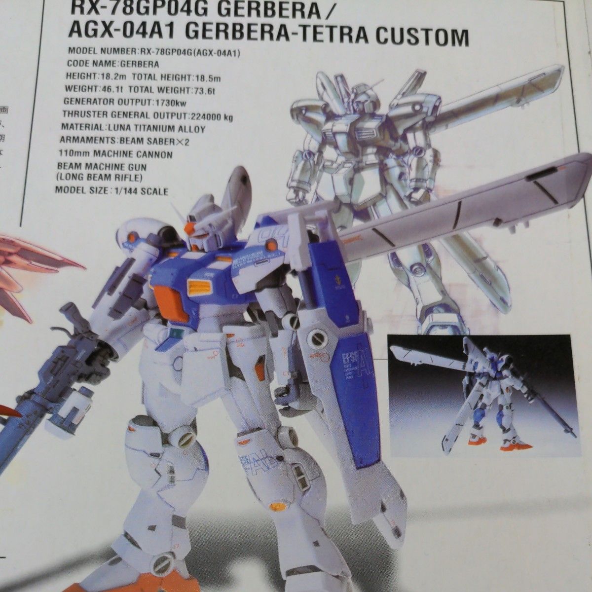 GUNDAM FIX FIGURATION #0010 GP-04G ガーベラ（未開封品)