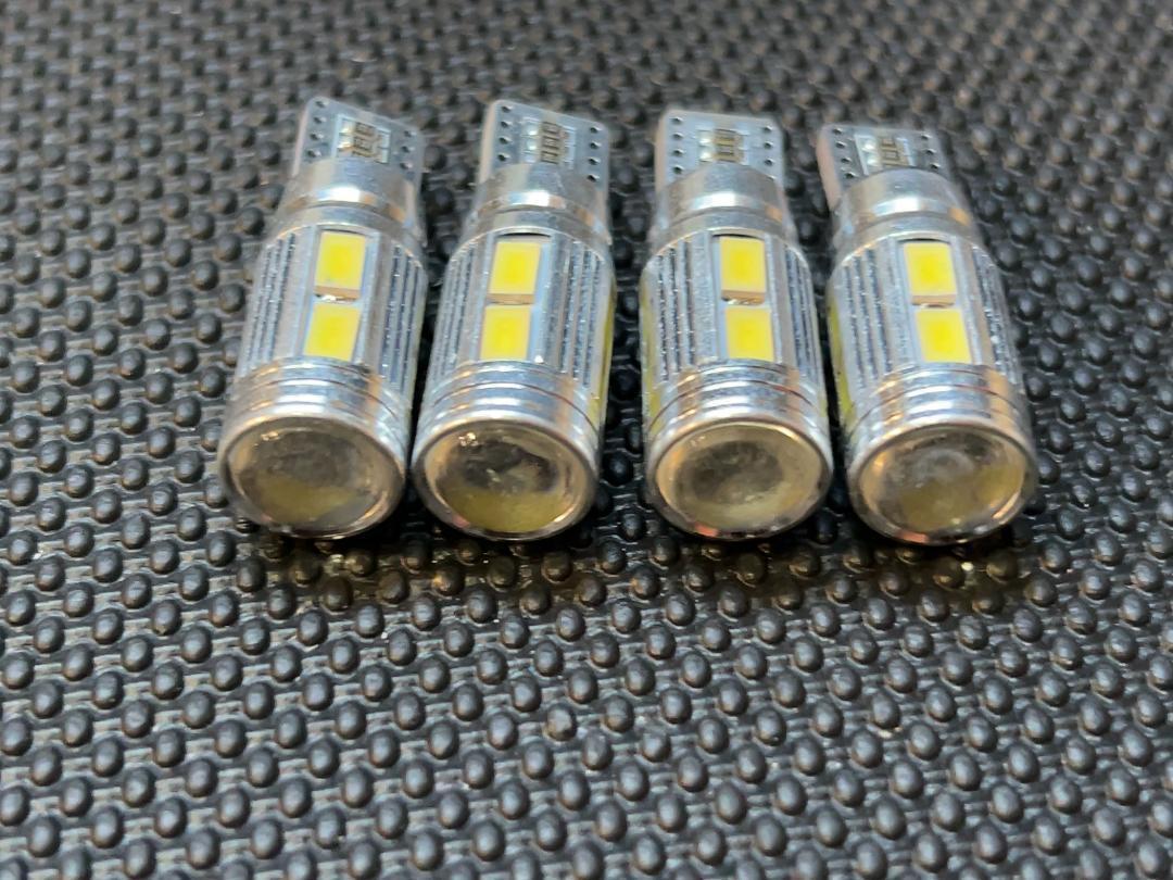 T10T16 5630smd 10連LEDプロジェクターレンズホワイト4個セット_画像2