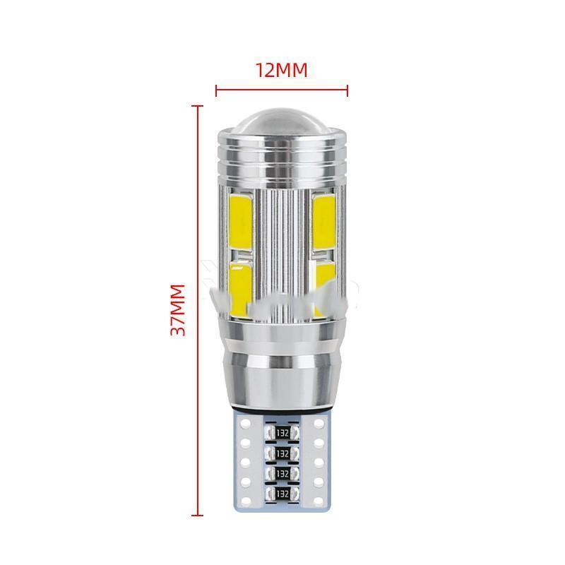 T10T16 5630smd 10連LEDプロジェクターレンズホワイト２個セット_画像2