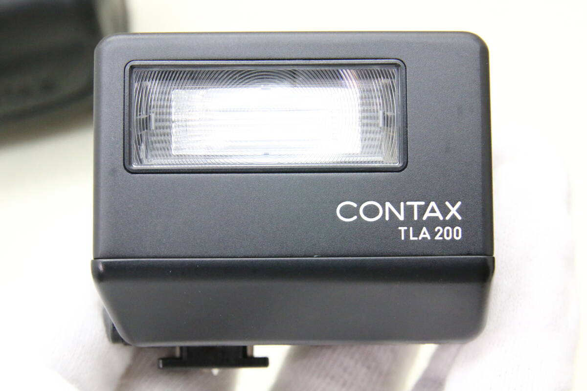 コンタックス / CONTAX　TLA200 ブラック　単体で発光確認しました
