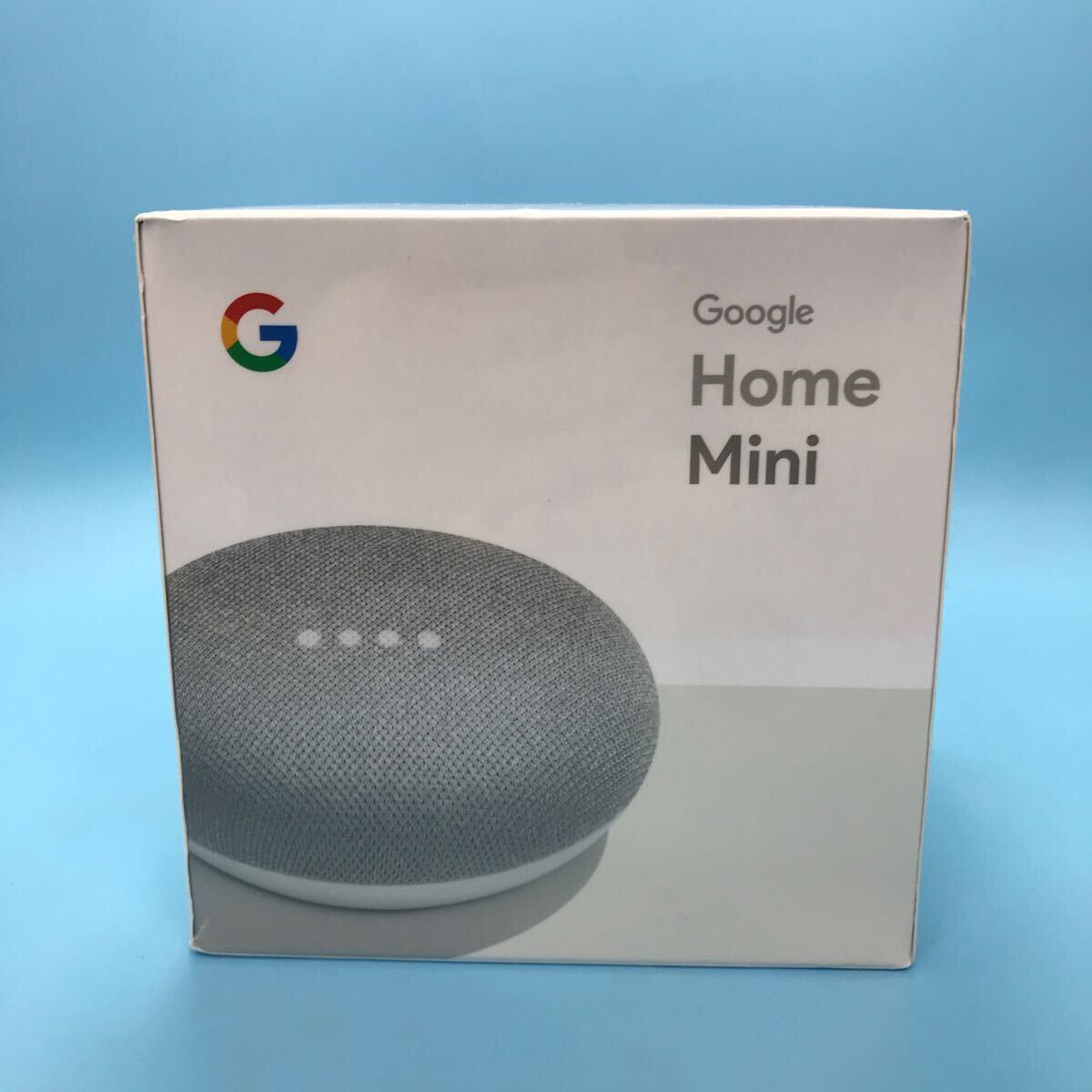 サ) [未使用] スマートスピーカー Google Home Mini チョーク グーグルホーム ホームミニ GA00210-JP 管理Mの画像1
