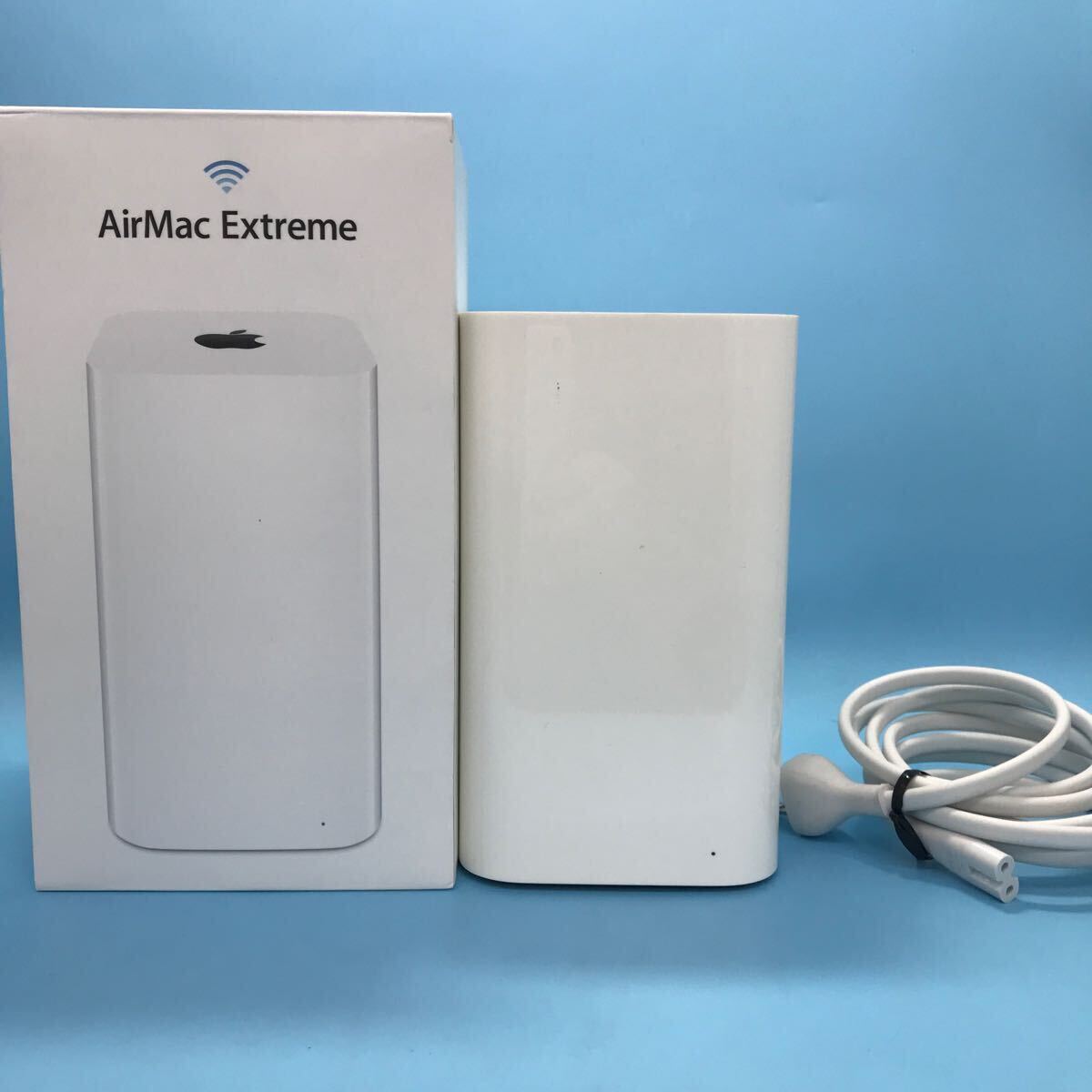 サ) ※通電確認のみ　Apple アップル AriMac Extreme 無線LANルーター ベースステーション エアマックエクストリーム A1521 管理M_画像1