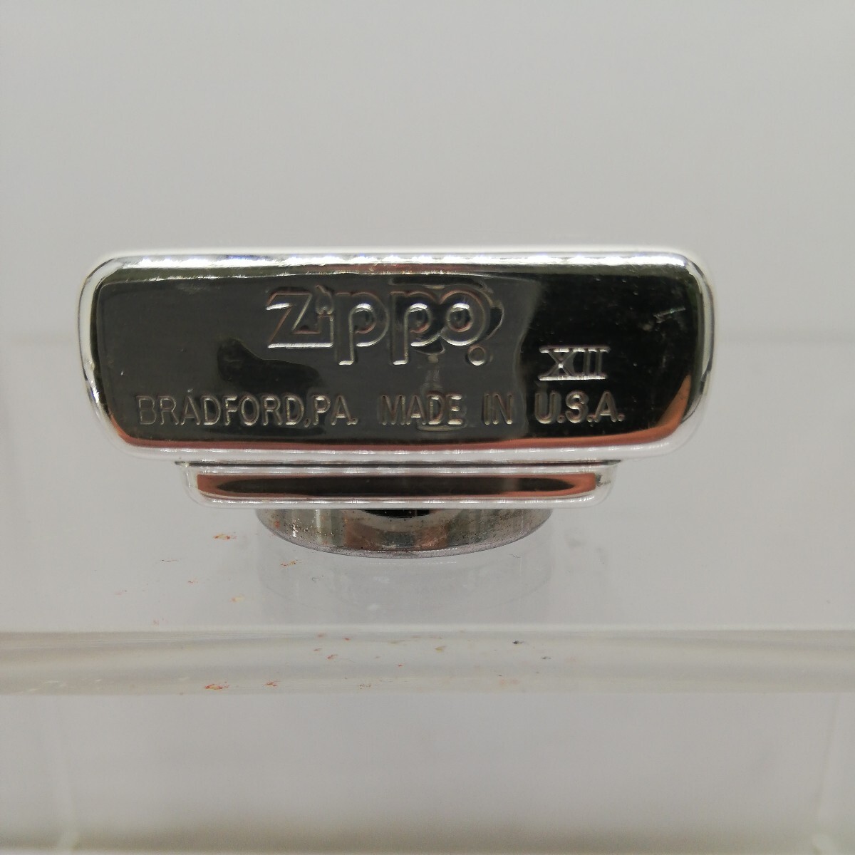 レ) Zippo ジッポーライター TIME LITE U.S.TRADITIONAL 時計付 1996年製 中古 喫煙グッズ オイルライター Limited 限定 タイムライト 管Kの画像3