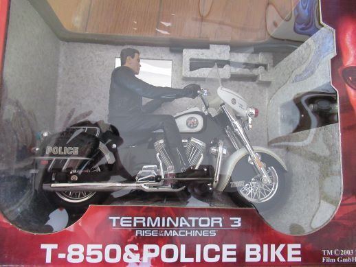  Terminator 3 T-850&POLICE BIKE радиоконтроллер утиль 