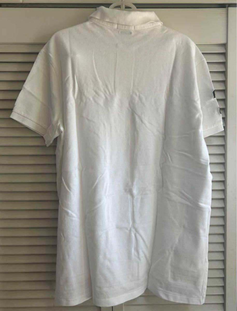 【未使用タグ付き】ラルフローレン ポロシャツ 半袖 白　LL XL