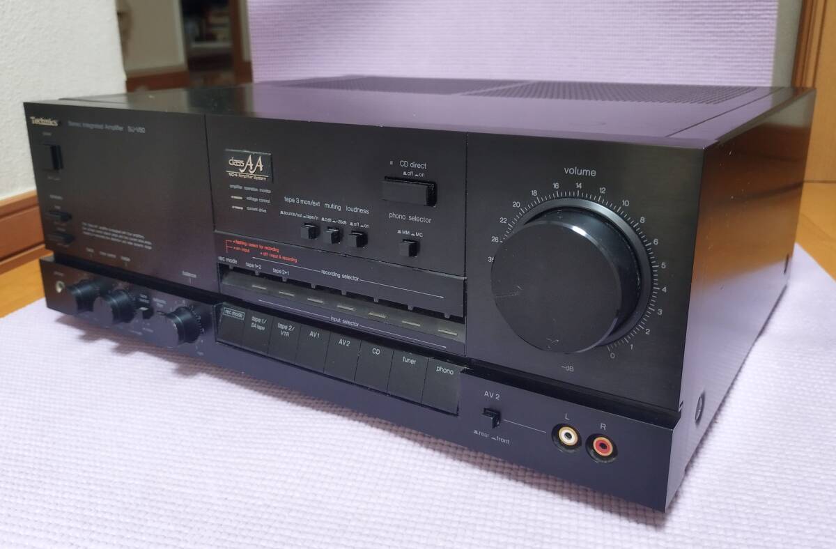 動作確認済 Technics Stereo Integrated Amplifier SU-V80の画像1