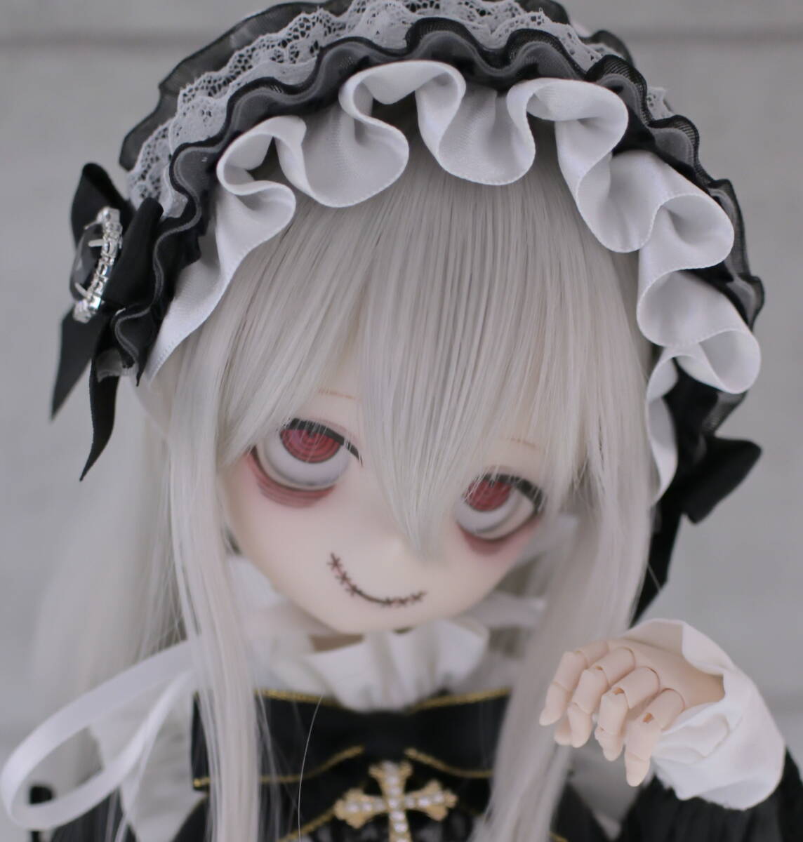 DDH-01 カスタムヘッド(SW肌)＋デカールレジンアイ MDD【TUSK】の画像1