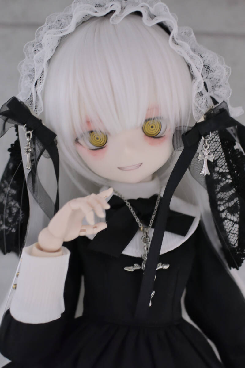 DDH-01 カスタムヘッド(SW肌)＋デカールレジンアイ ソフビ盛り 難あり MDD【TUSK】の画像3