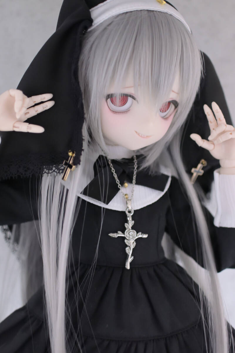 DDH-01 開口カスタムヘッド(SW肌)＋デカールレジンアイ MDD【TUSK】_画像4