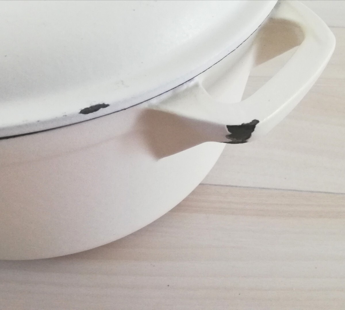 鋳鉄鍋、鉄鍋、無加水鍋、両手鍋、24cm 、IH対応_画像8