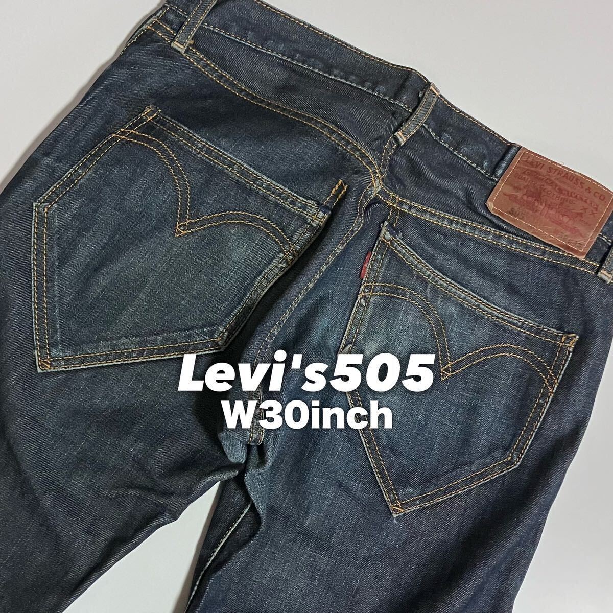 ★☆W30inch-76.20cm☆★Levi's505 No.A505-03★☆Stylish Jeans☆★_画像1