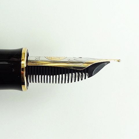  pelican fountain pen Hsu be lane M1000 18 gold F( small character ) ( with translation )