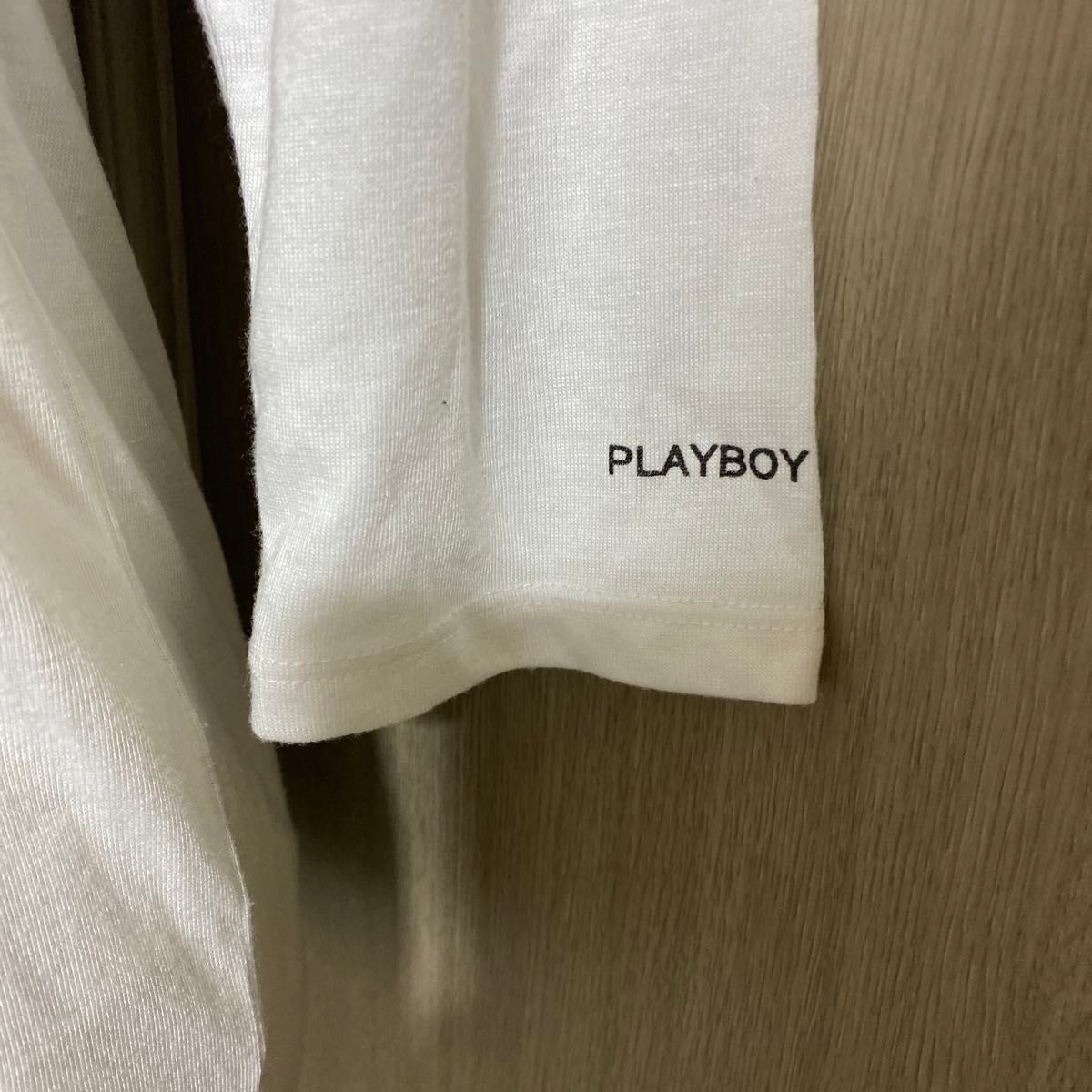 PLAYBOY BUNNY Tシャツ　ホワイト　L
