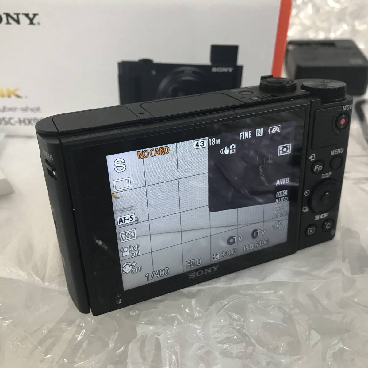 SONY ソニー Cyber-shot DSC-HX99 ブラック ほぼ未使用_画像4